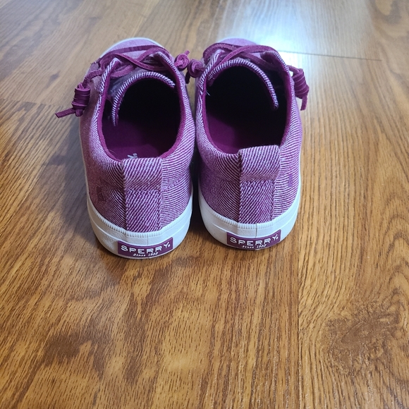 Sperry Crest Vibes Washed Twill Slip-On Sneakers Size 7 - Picture 5 of 7